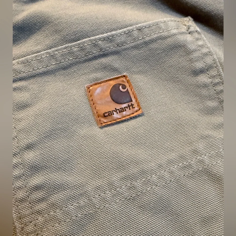 Carhartt Original Fit Duck Dungaree Desert B11 DES Mens 30x30 - Picture 6 of 6